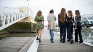 Group of friends. For help with how long to stay in sober living, read this latest blog to learn more.